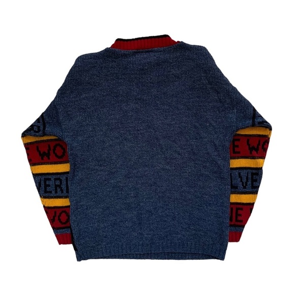 RARE Vintage 90s 1994 Marvel Wolverine Crew Neck Sweater - Picture 2 of 11